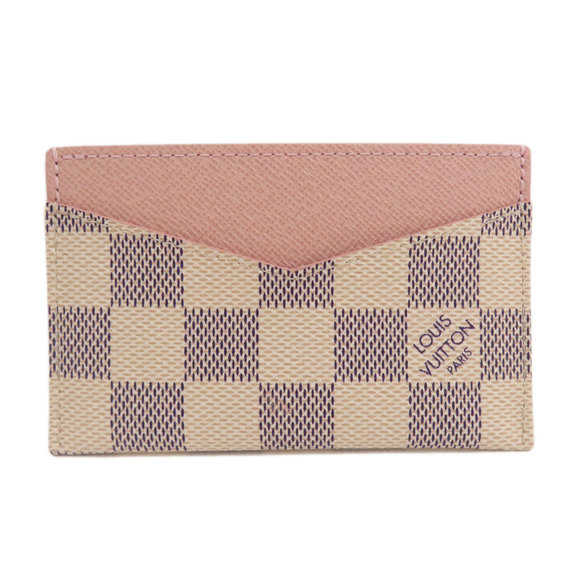 Louis Vuitton Porte Carte Sample Damier Azur Card Case Damier Canvas - Picture 1 of 8